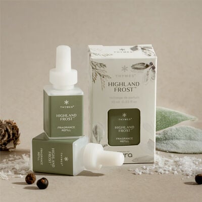 Thymes Highland Frost Pura Diffuser Refill and box
